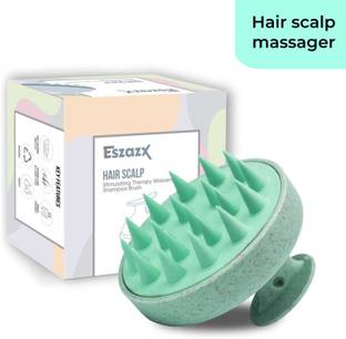 ESZAZX Hair Scalp Massager Shampoo Brush with Long and Soft Silicon Bristles