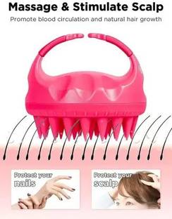 ShopCircuit Scrubber Comb for Dandruff Removal Hair Scalp Massager | Shampoo Brush