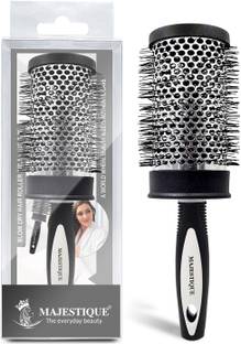 MAJESTIQUE Round Hair Brush for Blow Drying-Extra-Large Ion Brush, Salon Hair Dryer