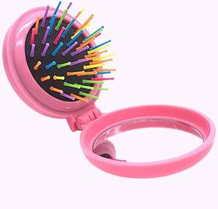 NAVDEEP COLLECTION 2IN1 Unicorn Hair Brush And Mirror For Kids(1)