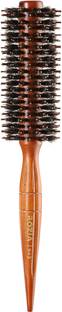 ROZIA Pro wooden round bristle & fiber nylon pin hair brush for Woman,Girls,Kids