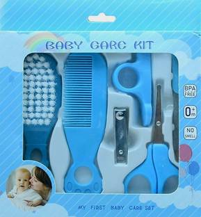 Little Chics Premium Quality Healthcare Kit for Newborn Baby Kids Nail Hair Grooming Brush