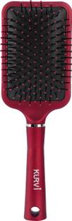 KURVI Premium Professional Paddle Hair Brush Comb Royal Red HB01 For Men And Women
