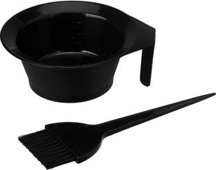 shri kanth art Hair Colour Bowl with Brush, Black