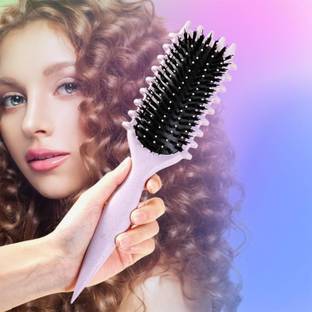 VALTUJA Curly Hair Comb, Curl Defining Brush, Hair Styling Brush