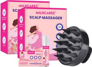 MildCares Scalp Scrubber & Exfoliator | Silicone Scalp Massager for Dandruff Removal