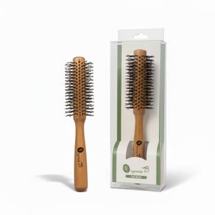 Organic B Wooden Hair Roller Brush| Nylon Droplet Bristles
