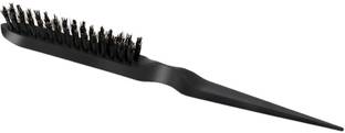 VIVIAN Teasing Brush Care Scalp Massage, Rat Tail Combs for Back Combing Black