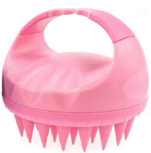 ZUCLLIN Shampoo Brush Silicon Scalp Massager Hair Brush Wet Dry Comb Head Scrubber 100% Comfortable for All Hair Improve Blood Circulation - LIGHT PINK