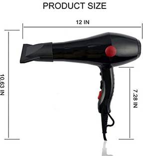 hpg traders Hot and Cold 2000Watt Hair Dryer CHOBA with Styling Nozzles