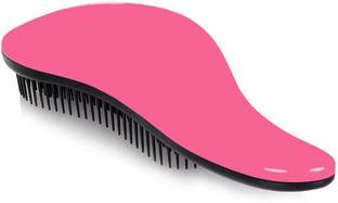 Scarlet Line Compact Styler Unisex Detangling Hair Brush for All Types Hair_Black n Pink