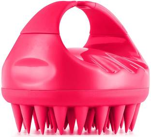 Tap2kaart Shampoo Brush Silicon Scalp Massager Hair Brush Wet Dry Comb Head Scrubber
