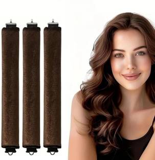 SHOPOGENIX Heatless Curls Hair Curlers to Sleep in Hair Roller 3pcs Satin Flexi Rods Hair Curler
