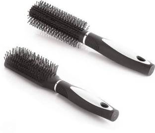 Prettify round hair comb for men and women (pack of 2)