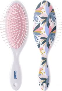 GUBB Tropical Bloom Oval Hair Brush for Men & Women For Everyday Grooming