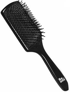 BEUNI Premium Collection Mini Paddle Hair Brush for Men & Women, Black