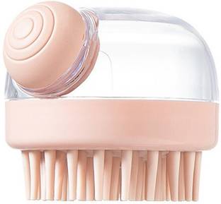 DCELLA Hair Scalp Massager Exfoliator Shampoo Brush with Soft Silicone Bristles