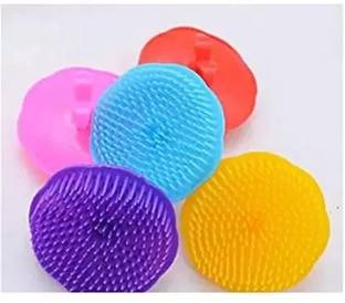 Elecsera Multicolour Portable Pocket Hair Comb Set on your Fingers Small Round Hair Brush