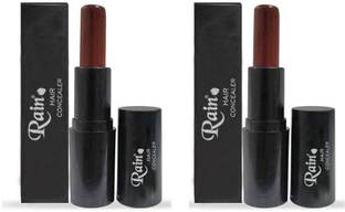 Rain HERBAL Hair Color Touch Up Stick | Beauty Hair Color Stick for Men & Women | Pack of 2 , Brown