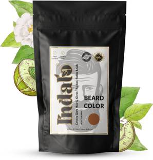Indalo Beard Color | Long-Lasting, Ammonia Free with Natural Ingredients - 100gm , Light Brown