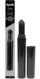Sanfe Grey Swipe Hair Concealer Stick | Quick Fix for Hair & Eyebrow Touch-Up for Men , Black