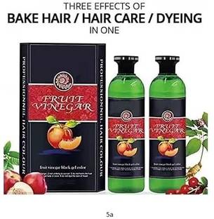 Morbee Fruit Vinegar Gel Hair Color 250ml x 2 mv6 5a , BLACK