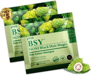 PRiiS Noni Black Hair Magic 12ml x 05 Sachets , Black