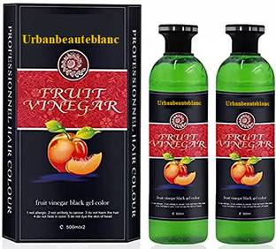 URBANBEAUTEBLANC Fruit vinegar natural black hair color , NATURAL BLACK