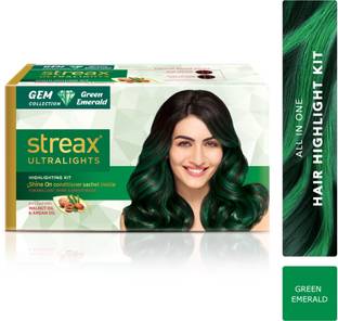 Streax Ultralights Highlighting Kit Gem Collection - Green Emerald , Green Emerald