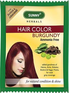 सनी हर्बल्स बेकसन का सनी हेयर कलर (4 pcs. का पैक) बालों का रंग हेयर कलर