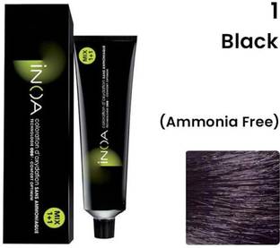 LILY&KEY INOA HAIR COLOR NO:1 BLACK 60 ML , BLACK