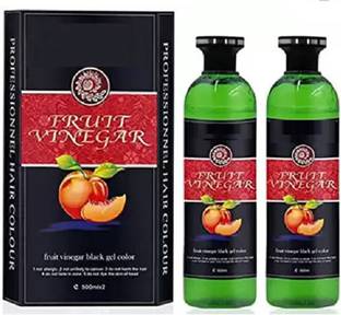 Coverbrown Fruit Vinegar Hair Gel Color , Natural Black