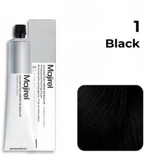 KERASTASE MAJI HAIR COLOR 50G NO1 + HAIR COLOR DEVELOPER 20VOL 6% 495ML , BLACK