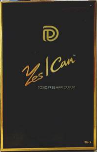 Dermarex Yes I Can Black Hair Color 10gm | Non-Allergic | PPD & Ammonia-Free , BLACK