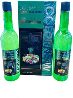 Colornow Professional Fruit Vinegar Gel Based Hair Color For Men And Women , Natural Black hair Dye Colour