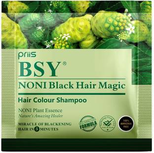 PRiiS Noni Black Hair Magic Shampoo , Black