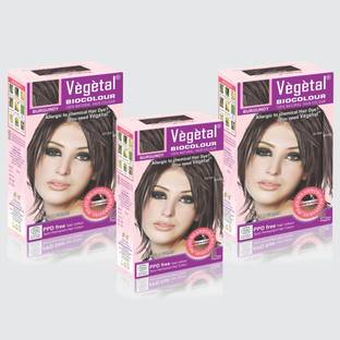 VEGETAL Burgundy ( 50 gm × 3 ) , Burgundy ( 50 gm × 3 )
