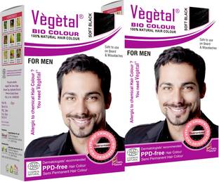 VEGETAL Beard Soft Black ( 25 gm Ã 2 ) , Beard Soft Black ( 25 gm Ã 2 )