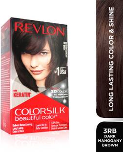Revlon Colorsilk Hair Color with Keratin , Dark Mahogany Brown 3RB