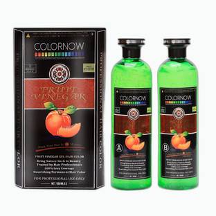 Colornow Natural Black Fruit Vinegar Hair Color for Women & Men, (1000ml)_C_047 , NATURAL BLACK