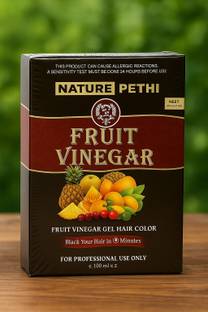 NATURE PETHI hair colour for men and women 100ML X 2 , BLACK colour