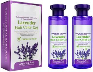 Essensity Fruit Vinegar Ammonia Free 10 Minutes Gel Based Hair Color Colour - A , Lavender Black
