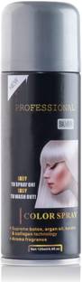 Latixmat hair color Spray instant hair colour for man and woman , SILVER