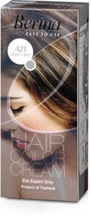 Berina Professional | Permanent Hair Color Cream with Developer | Long Lasting Color | , Light Grey