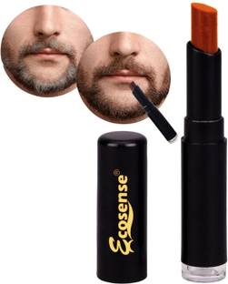 Ecosense Beard & Moustache Touchup Stick Instant Beard Perfection , Brown , Black