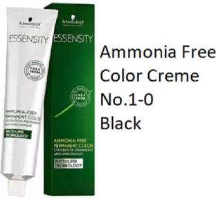 Schwarzkopf Professional Essensity Ammonia Free Hair Color Creme No.1-0 , Black