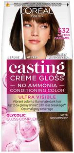 L'Oréal Paris Casting Creme Gloss With Glycolic Gloss Complex , 532 Salted Caramel