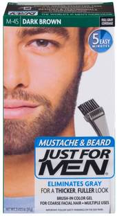 JUST FOR MEN MUSTACHE & BEARD (M-45) , DARK BROWN