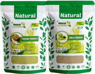 Natural Health and Herbal Products Amla Henna Powder for Hair Care | Mehndi | Hair Growth | Hair Colour | Hair Fall , Green
