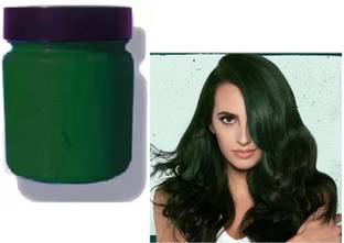 Arcanuy New Temporary Dark Green hair color wax washable instant color , green